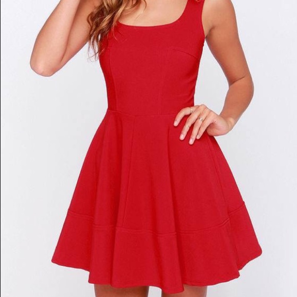 Lulu’s Red Daylight Dress